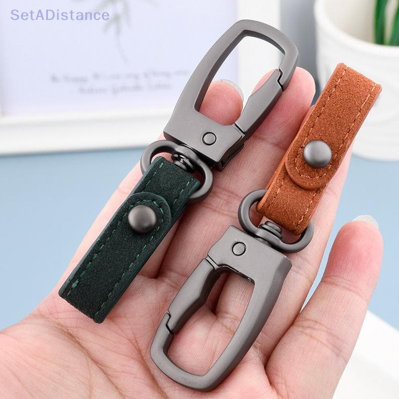 SetADistance Chaveiro De Couro Feito À Mão DIY Carro Encantos De Alta Qualidade Acessórios Cintura Masculino Padlo Bons