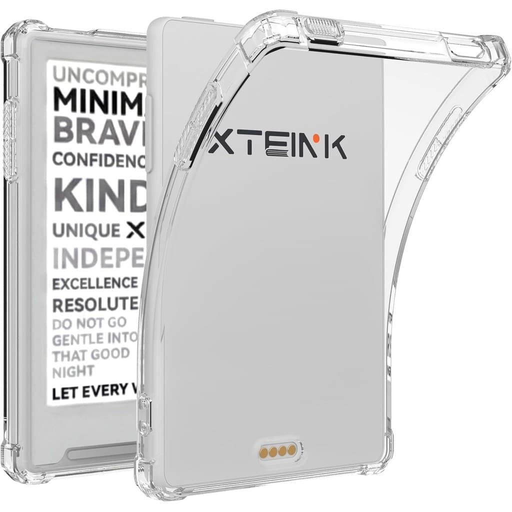 Capa Para Leitor Eletrônico Xteink X3 De 3.7 " (Transparente) | Traseira Macia Flexível Ultrafina , Leve E Anti-Arranhõe