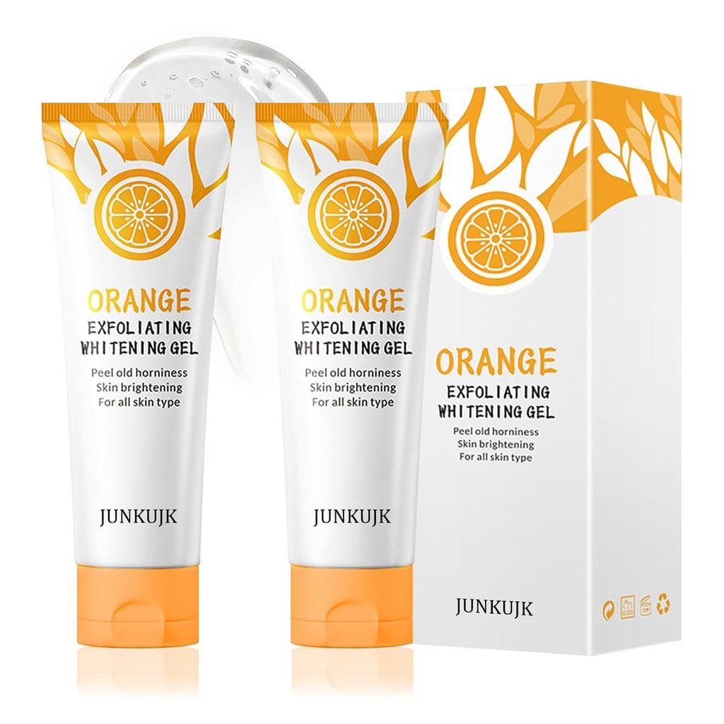 2PCS Gel Esfoliante Facial, Esfoliante Suave e Hidratante para o Rosto, Esfoliante Facial de Limpeza Profunda, Gel Esfol