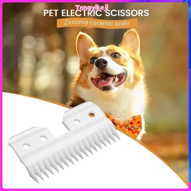 10 Pçs/Lote Substituível Cerâmica 18 Dentes Pet Clipper Lâmina De Corte Para Série A5
