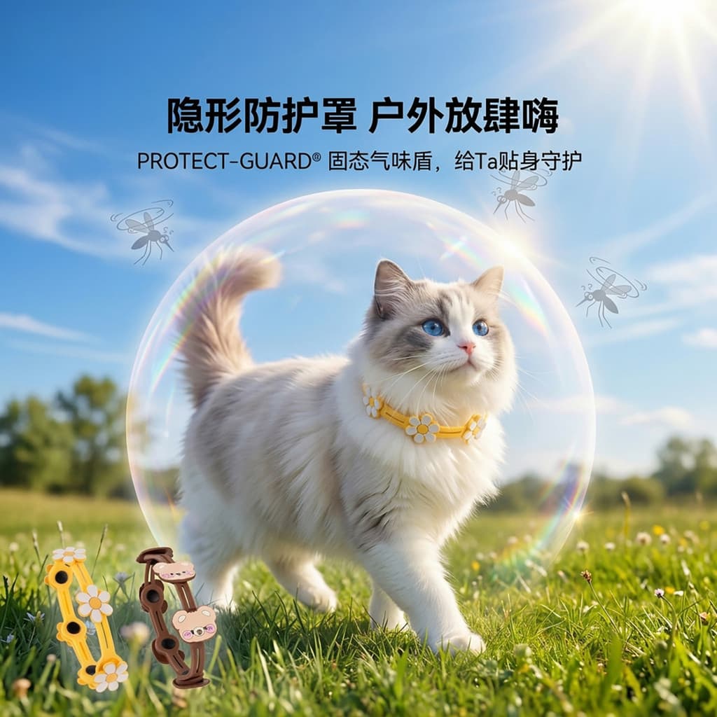 Neural gato bonito divertido jardim óleo essencial coleira decorativa passeio ajustável pequeno cão gato cão coleira pro
