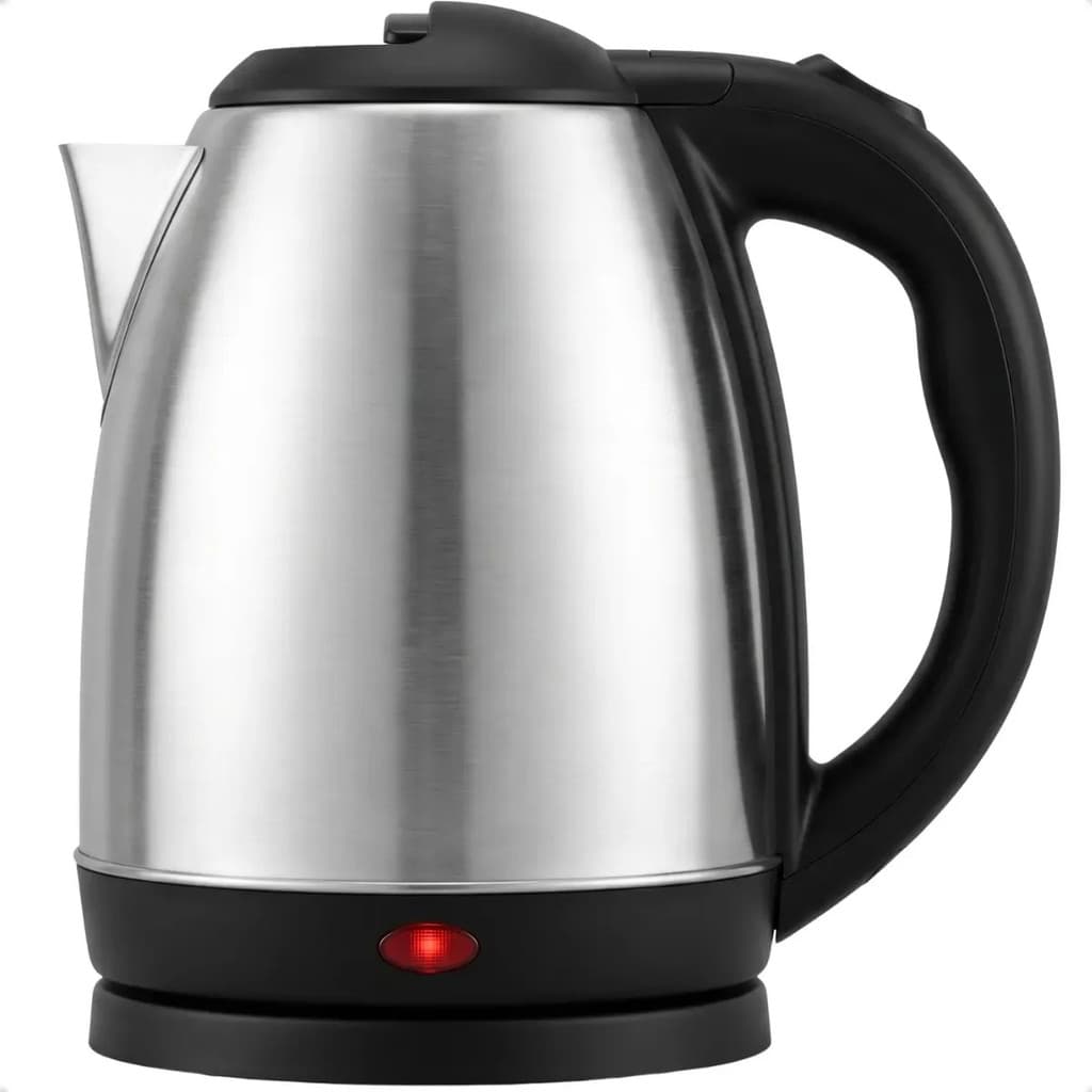 Chaleira Jarra Elétrica 1,8l Litros Em Inox Desligamento Automático Aquecimento Rápido Segura Café Chá Fácil Abertura Ta