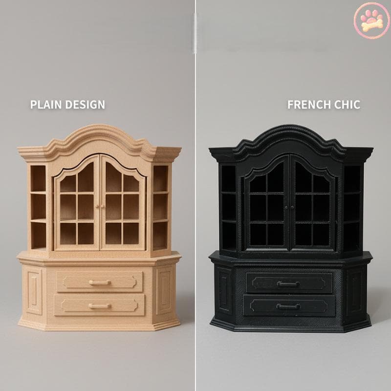 Carro Mini Estante De Plástico Funcional Para Casa De Bonecas , Sala De Estar , Quarto , Acessórios , Quente