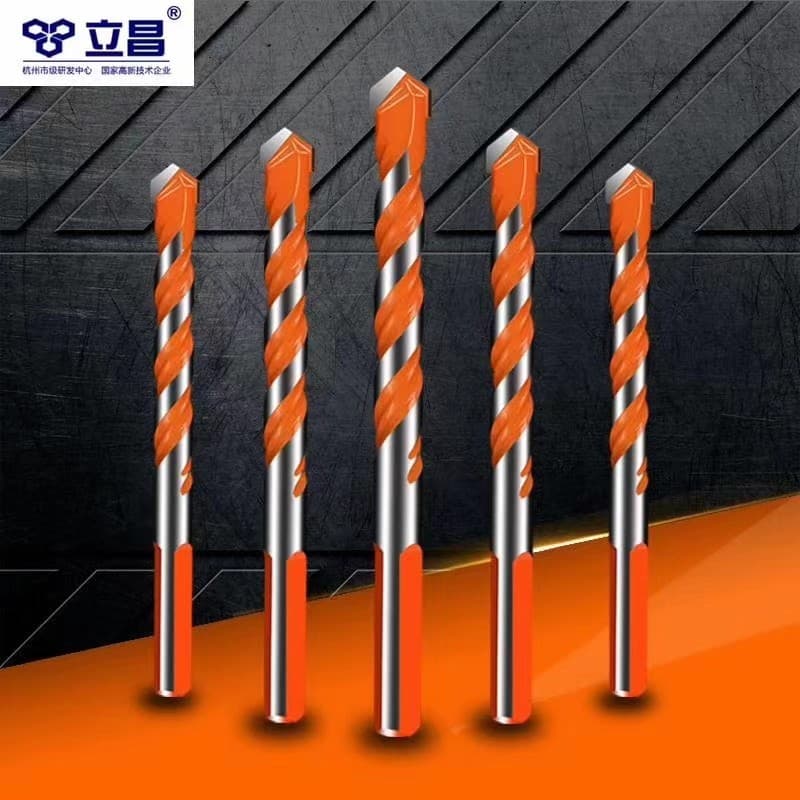 Lichang Overlord Broca 6mm Alemão Super Hard Hole Opener Liga Perfurada Concreto Cimento Torção Telha Broca