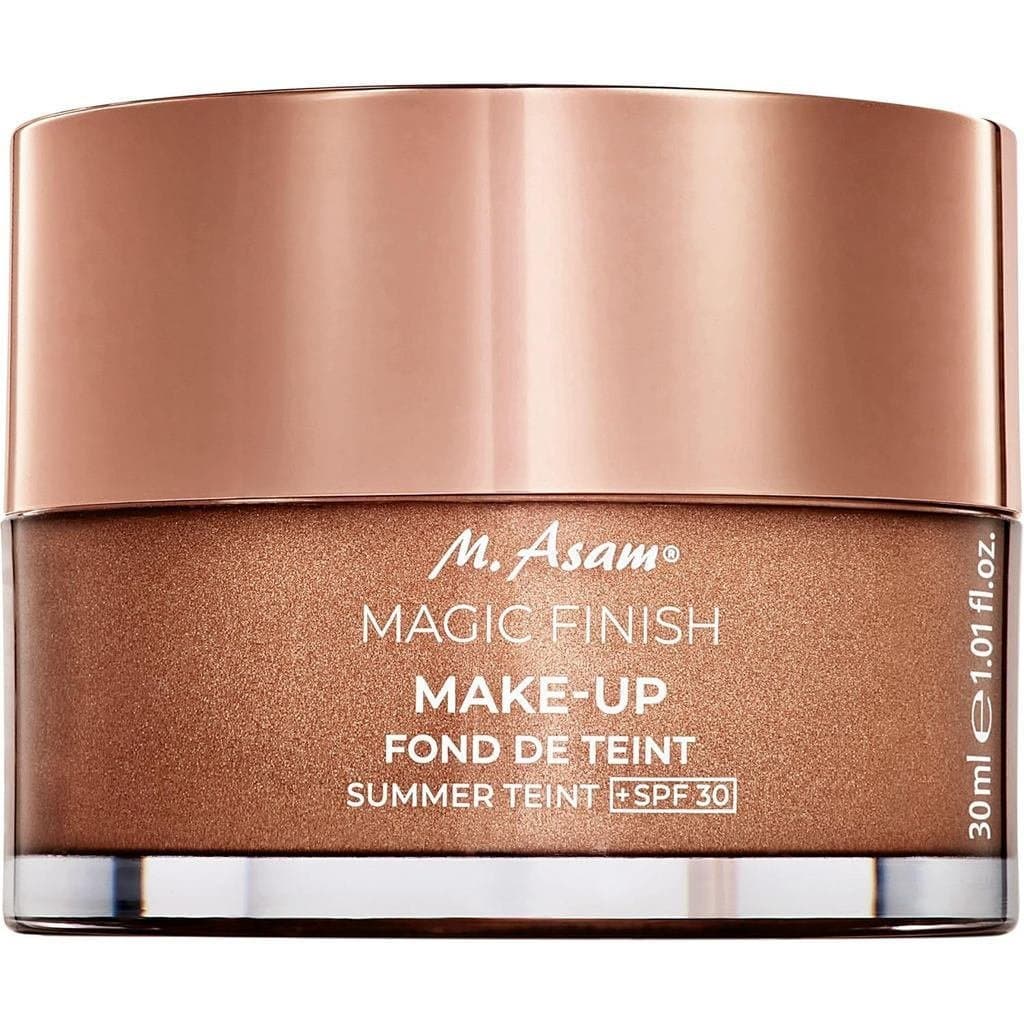 M.A.S.A.MAGICFINISH Mousse de Base para Tom de Pele de Verão com FPS30 (30ml), Base de Maquiagem 4 em 1, Base Líquida,