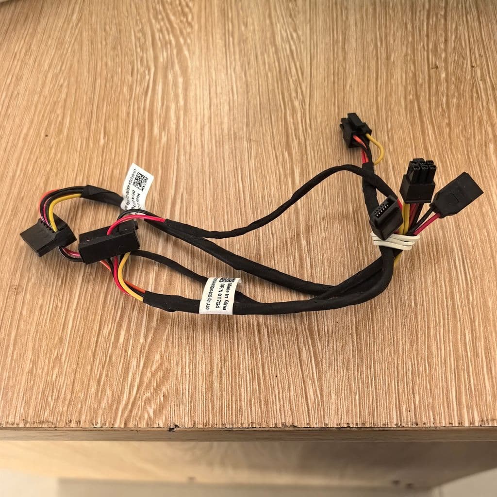 Novo Para Lingyue 3250 3252 3655 3656 sata Linha De Fonte De Alimentação T27G4