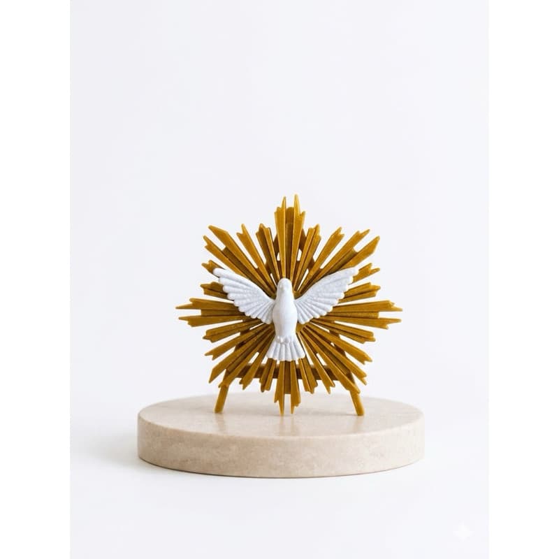 Lembrancinha Espírito Santo 6cm | Divino Espírito Santo Decorativo | Batizado Primeira Eucaristia Crisma
