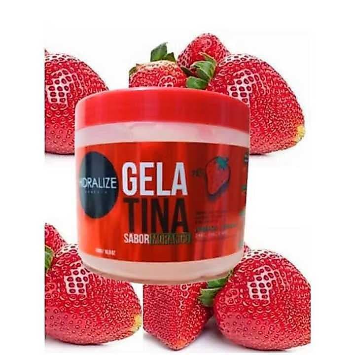 Gelatina Morango Definição Profunda - Máximo Volume e Movimento Para Cabelo Ondulado - Cacheado e Crespo -Gelatina Moran