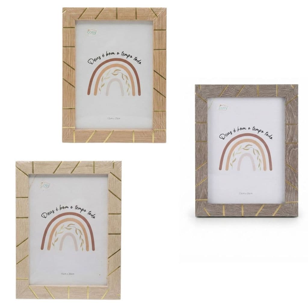 Porta-Retrato Estilo Boho para Foto 15x20cm: Elegância e Afeto na Decoração