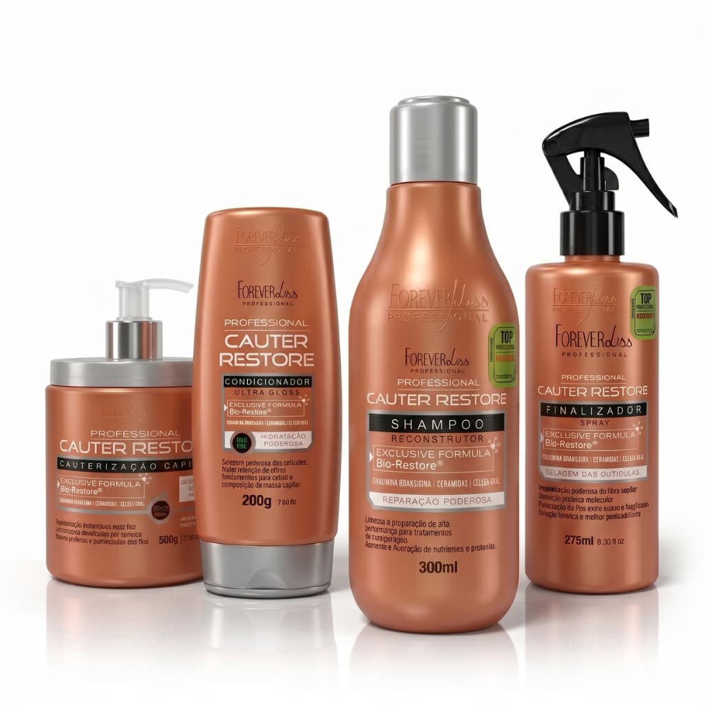 Kit Cauterização Capilar Forever Liss Cauter Hair Completo