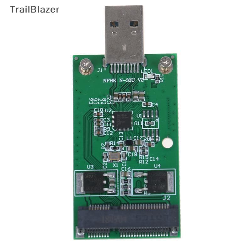 1Pc Mini USB 3.0 Para PCIE mSATA Placa Adaptadora Externa SSD PCBA Conveter