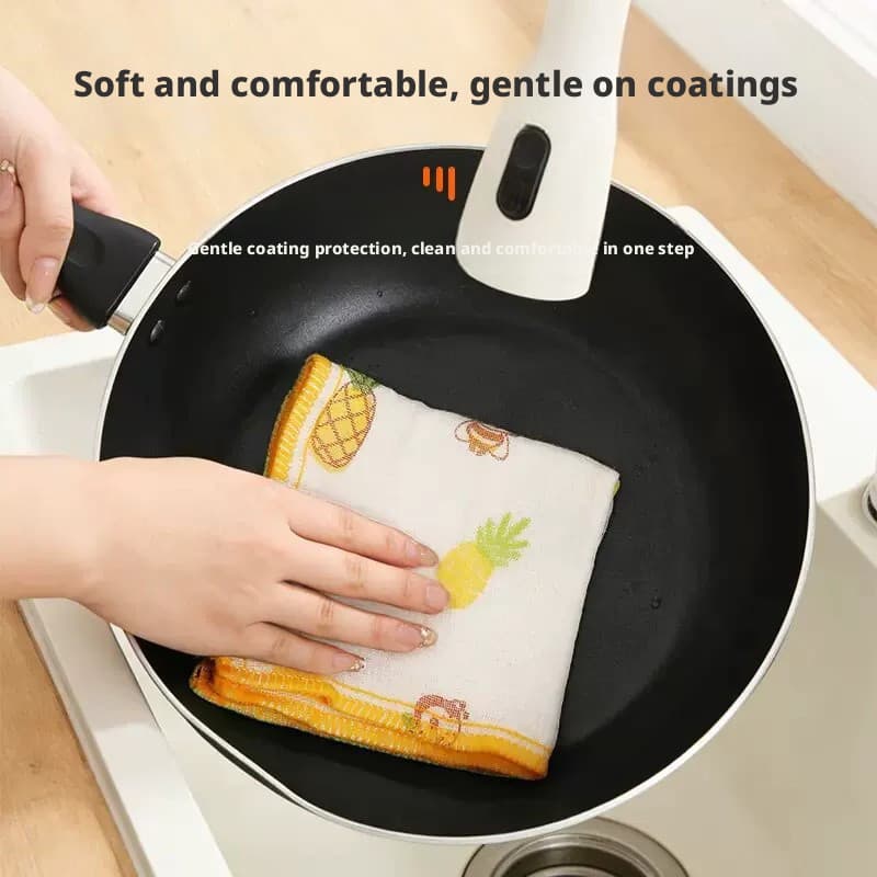 Pano de prato, pano de prato, cozinha dedicada, toalha de prato absorvente forte, fácil de limpar, não é fácil de colar,