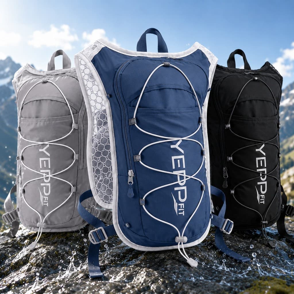 Mochila Ciclismo Esportiva Leve para Bike Trilha Corrida Caminhada com Compartimento para Reservatório