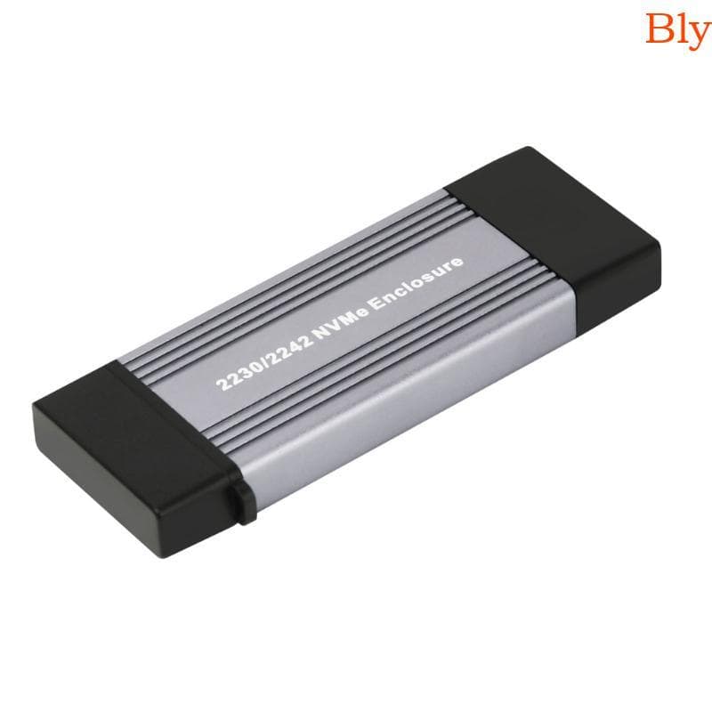 Bly NVME Case Gabinete M 2 Para USB 3 1 Gen 2 10Gbps Caixa SSD Externa Alumínio
