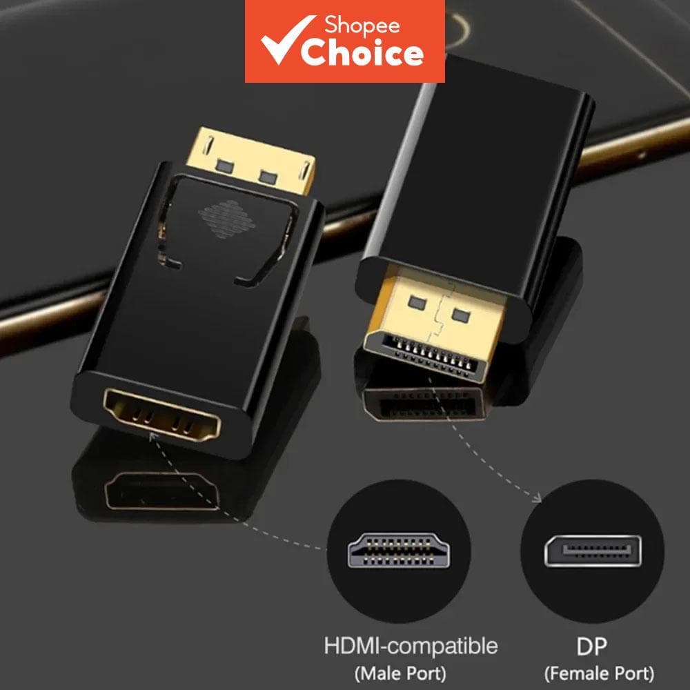 Cabo Conversor DisplayPort para HDMI com Áudio, Adaptador DP para HDTV, Cabo para PS5, PC, Desktop, Monitor