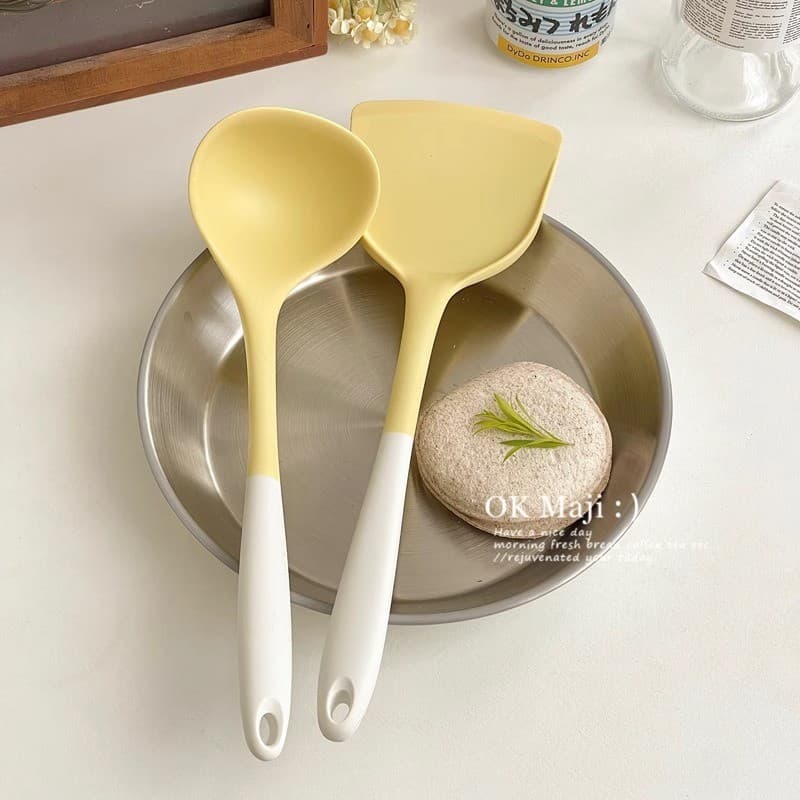Espátula de Silicone resistente a altas temperaturas de qualidade alimentar, colher de sopa, espátula antiaderente, espá