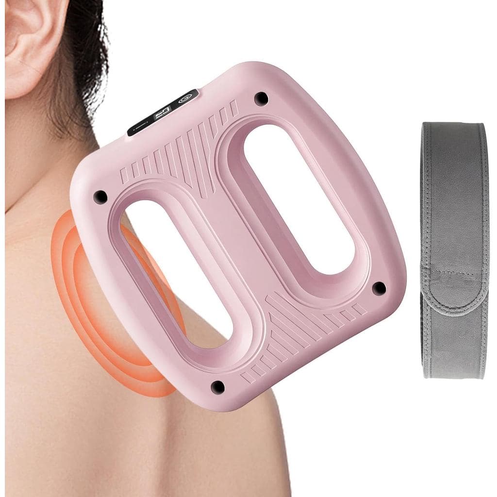 Massageador de Fáscia - Vibrador Corporal Portátil com Placa de Vibração de Anel de Yoga de 5 Níveis - Adequado para Mús
