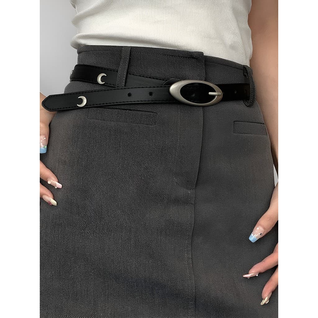 cinto feminino plus size cinto feminino largo Cinto retrô com Design preto feminino Old Moon