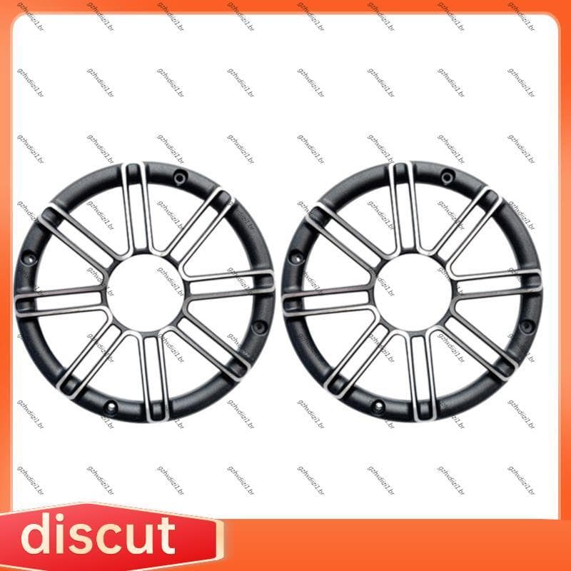 [gzhxdiizi1] Áudio Do Carro Universal 6.5 " Capa De Buzina 2 Peças Quadro De Grade De Alto-Falante De Liga De Alumínio 6