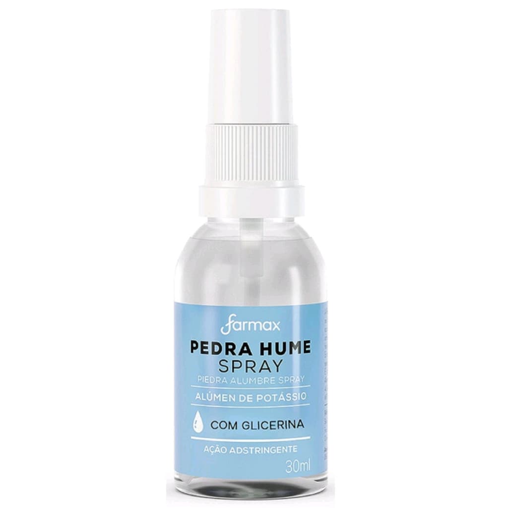 Pedra Hume Spray C/ Glicerina 30ml - Farmax
