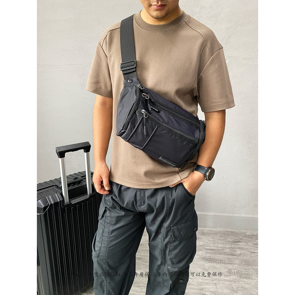 Contador voluntário novo produto bolsa de peito bolsa de cintura masculina moda bolsa de ombro leve Oxford pano saco do
