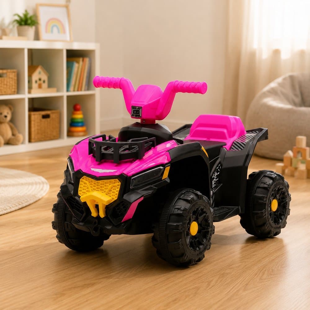 Quadriciclo Infantil Elétrico Adventure - Rosa