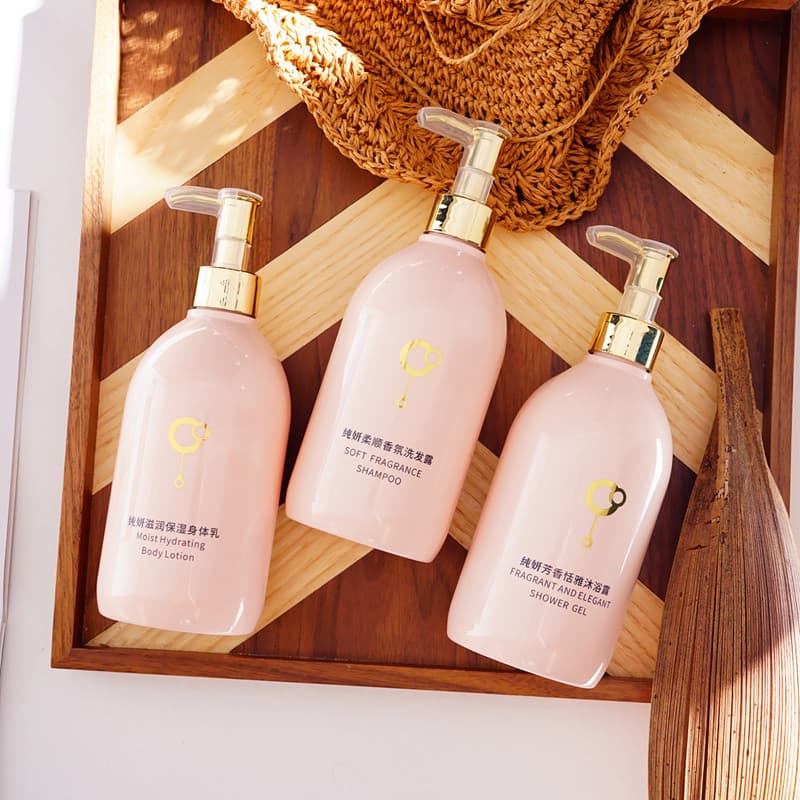 Gel de banho loção corporal conjunto de duas peças fragrância de longa duração menina Universal hidratante hidratante ma