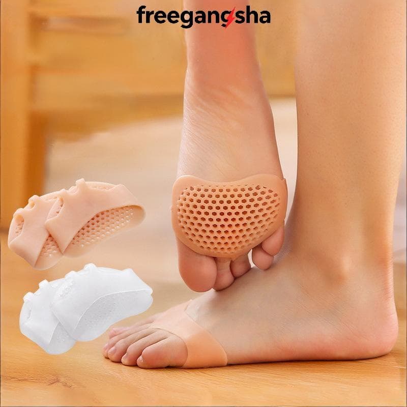 [FRE] Palmilhas De Gel De Silicone Hipoalergênicas Separador De Dedos Do Pé Corretor Ortopédico De Valgo Suave Protetor