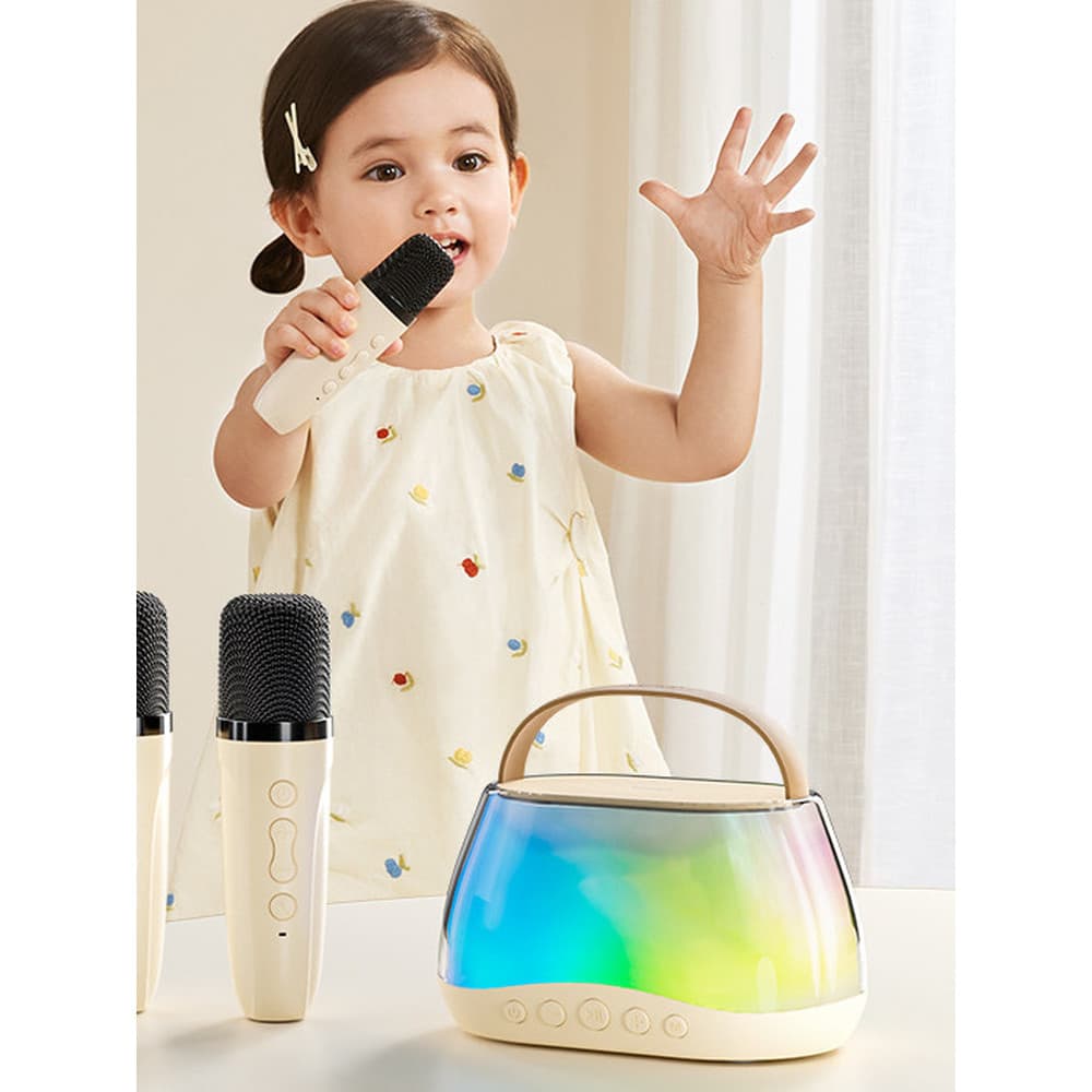 Ying's Microfone Infantil Áudio Integrado Conjunto de Combinação de Microfone Doméstico Bebê Karaokê Áudio Presente de A