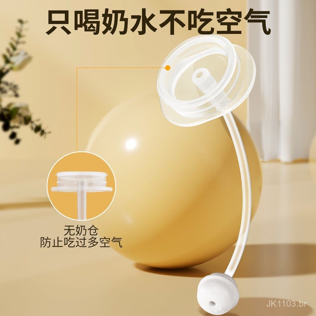 Bico de Palha Pigeon Gravity Ball com Bico Excêntrico e Bico Anti-Cólica para Bebês, Acessório para Mamadeira de Terceir