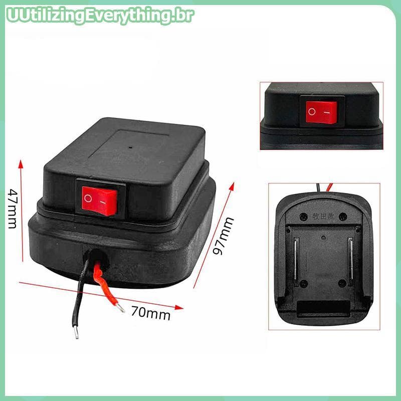 Suporte De Bateria De Lítio UUTIL MT 18V/21V Com Cabo Para Adaptador DIY De Ferramenta Elétrica
