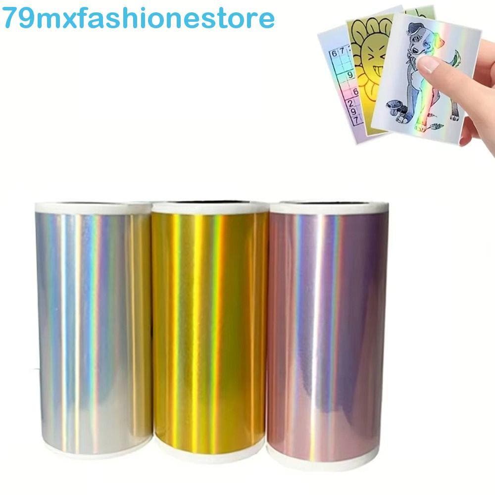 Papéis Para Impressora Térmica MXFASHIONESB , Papel Térmico Holográfico De Cores Vibrantes Em HD , De Longa Duração