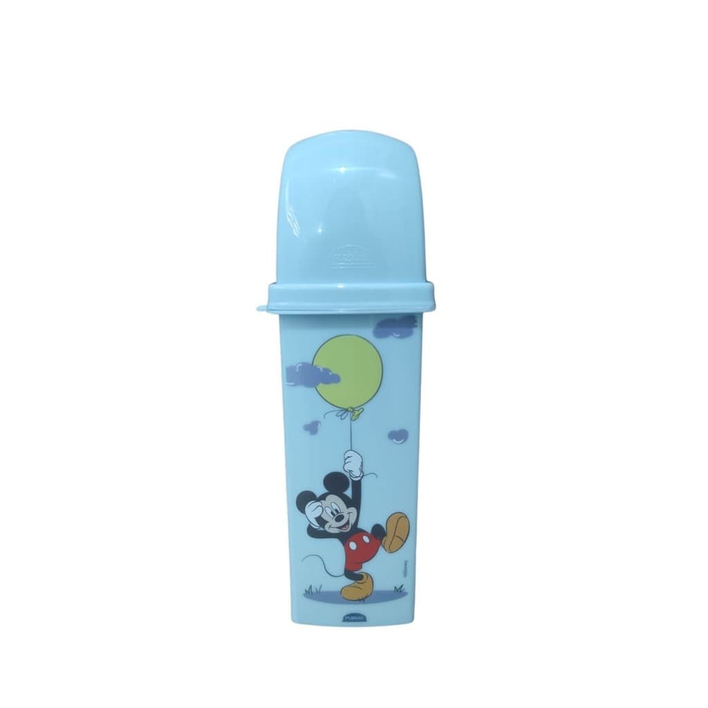 Porta-Escova Dental Mickey Baby  Plasútil 290ml Azul