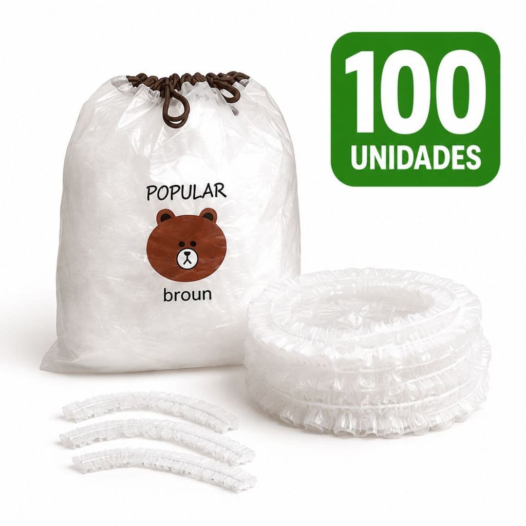 Saco Transparente Descartáveis Para Armazenamento De Alimentos 100 Sacos