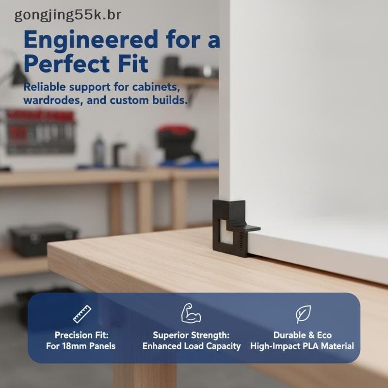 Ganhou 90 ° Braets De Prateleira Resistente Em Forma De T 1/4 Unidades Suporte De Montagem Na Parede Para Placas Laminad