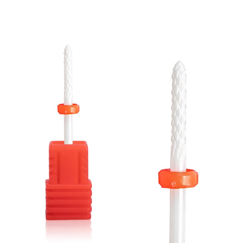 Kit 04 Brocas de Cerâmica para Unhas, Acabamento em Gel para Unhas, Motores de Lixa para Unhas.COD