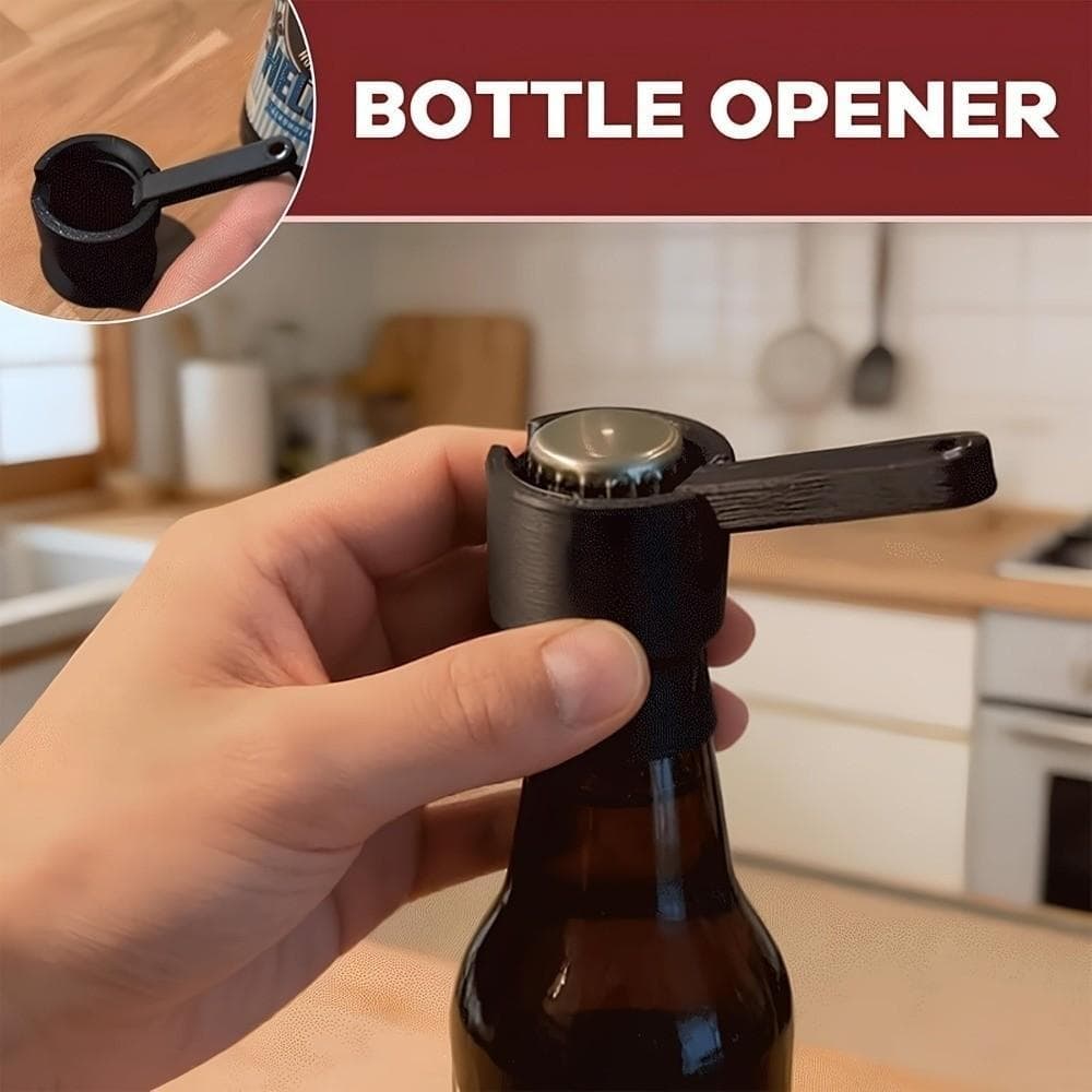 Abridor De Garrafas De Cerveja Com Alavanca  , Lançador Ergonômico Impresso Em 3D , Latas Novidade