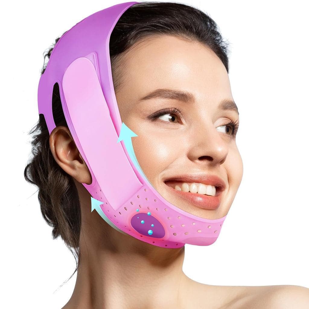 JUSRONV-Máscara Linear de Lifting Facial, Faixa de Lifting Facial em Forma de V Macia, Exercitador Facial Inferior 23-27