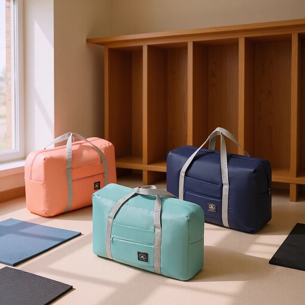 Bolsa de viagem de grande capacidade portátil roupas Anti-poeira mochila novo estilo dobrável de um ombro multifuncional