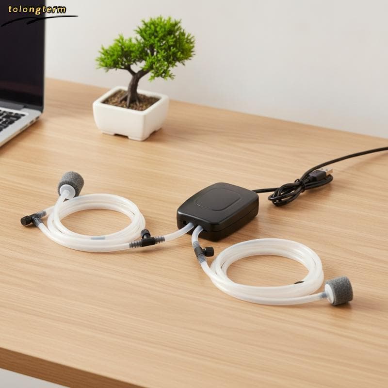 Bomba De Ar USB Para Aquário , Portátil , Leve , Mini Compressor Tanque De Peixes Betta , Peixinho Pequeno , Uso Domésti