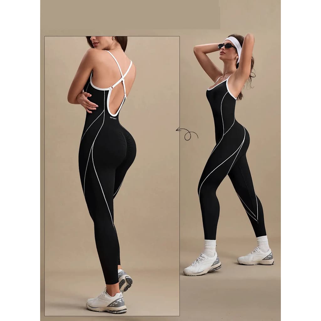 Macacão de ioga feminino longo yoga Wear macacão esportivo