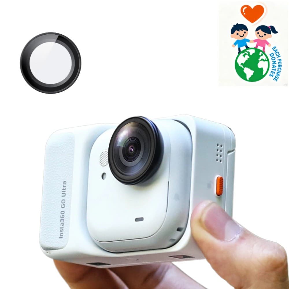 Adequado para Shadowstone Insta360GOUltra protetor de lente vidro liga alumínio acessórios fingem câmera Host acessórios