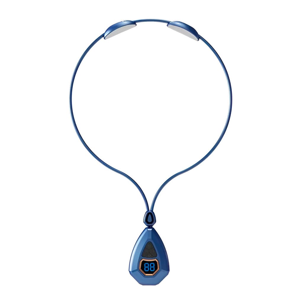 Massageador Elétrico para Pescoço Azul Relaxamento Muscular Alívio Premium Original Profissional Top Durável Resistente