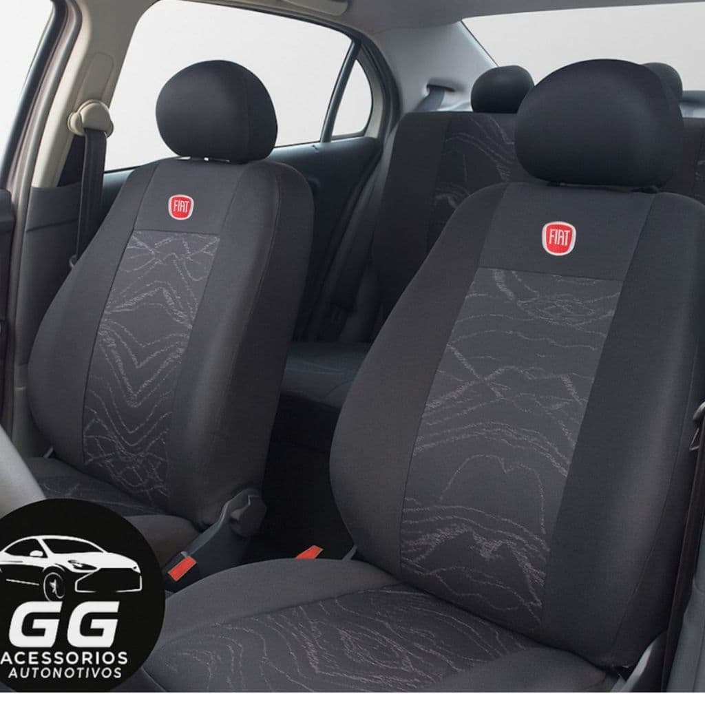 Capa de Banco Premiun FIAT Tecido Grosso, Proteção, Conforto e Elegância no Interior do seu veículo
