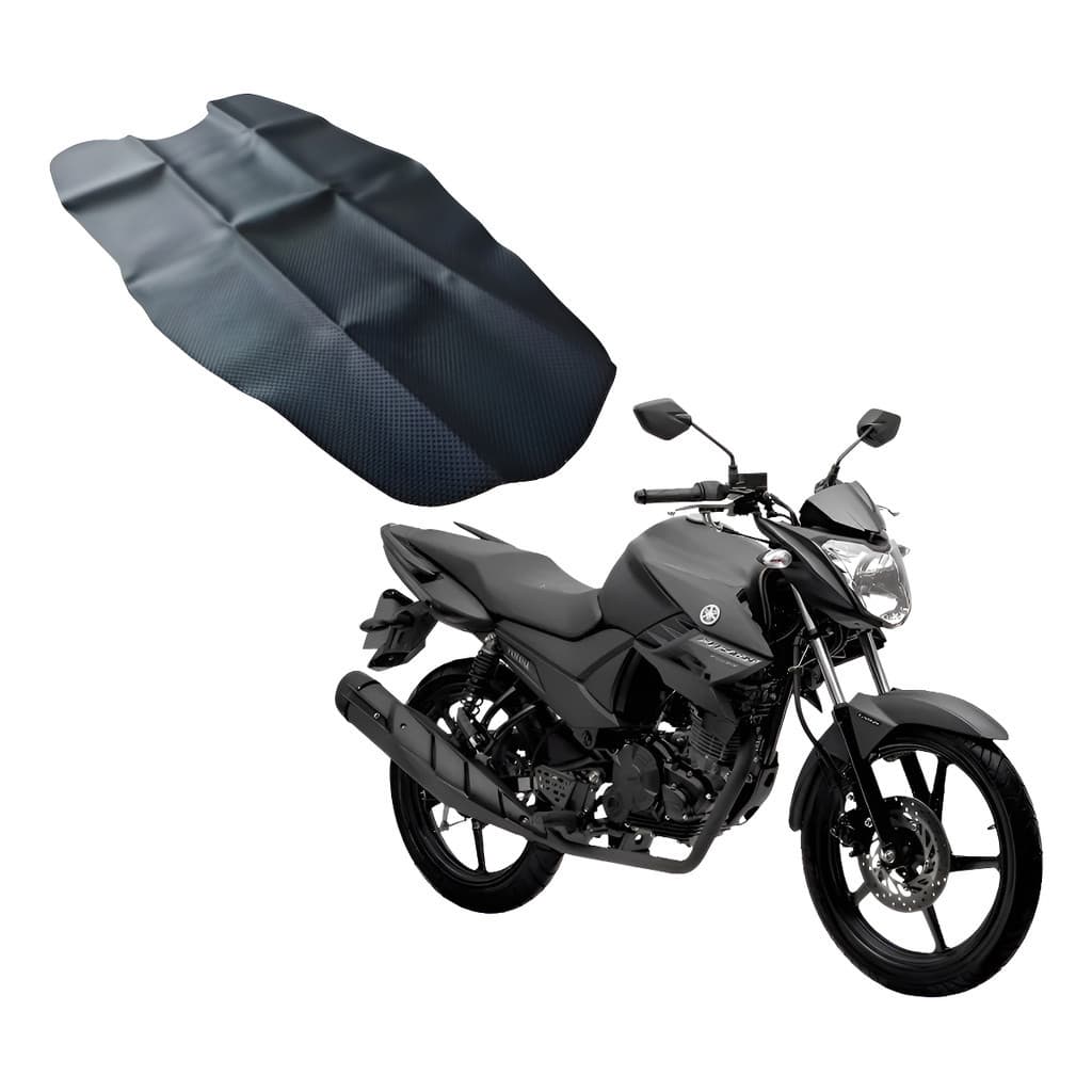 Capa de Banco Moto Yamaha Fazer 150 SED 2013–2024 Original Capas – Preta Premium de Alta Qualidade