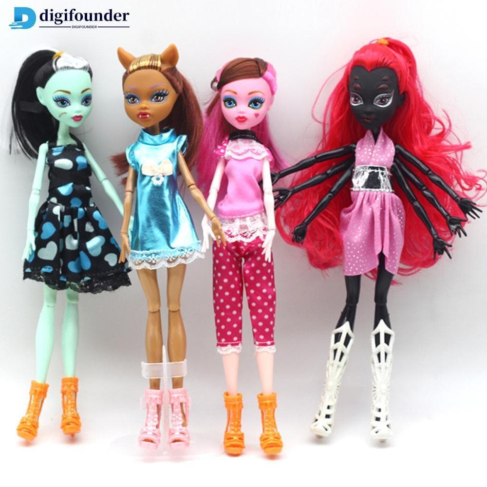 DIGIFOUNDER 1 Peça Bonecas Monstro Com Caixa Infantis Meninas A1L9