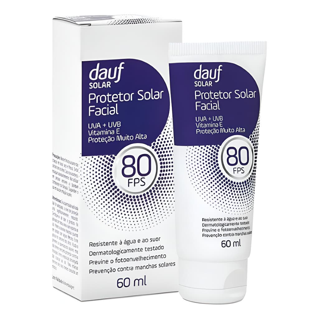 Protetor Solar Dauf Facial Fps80 60ml