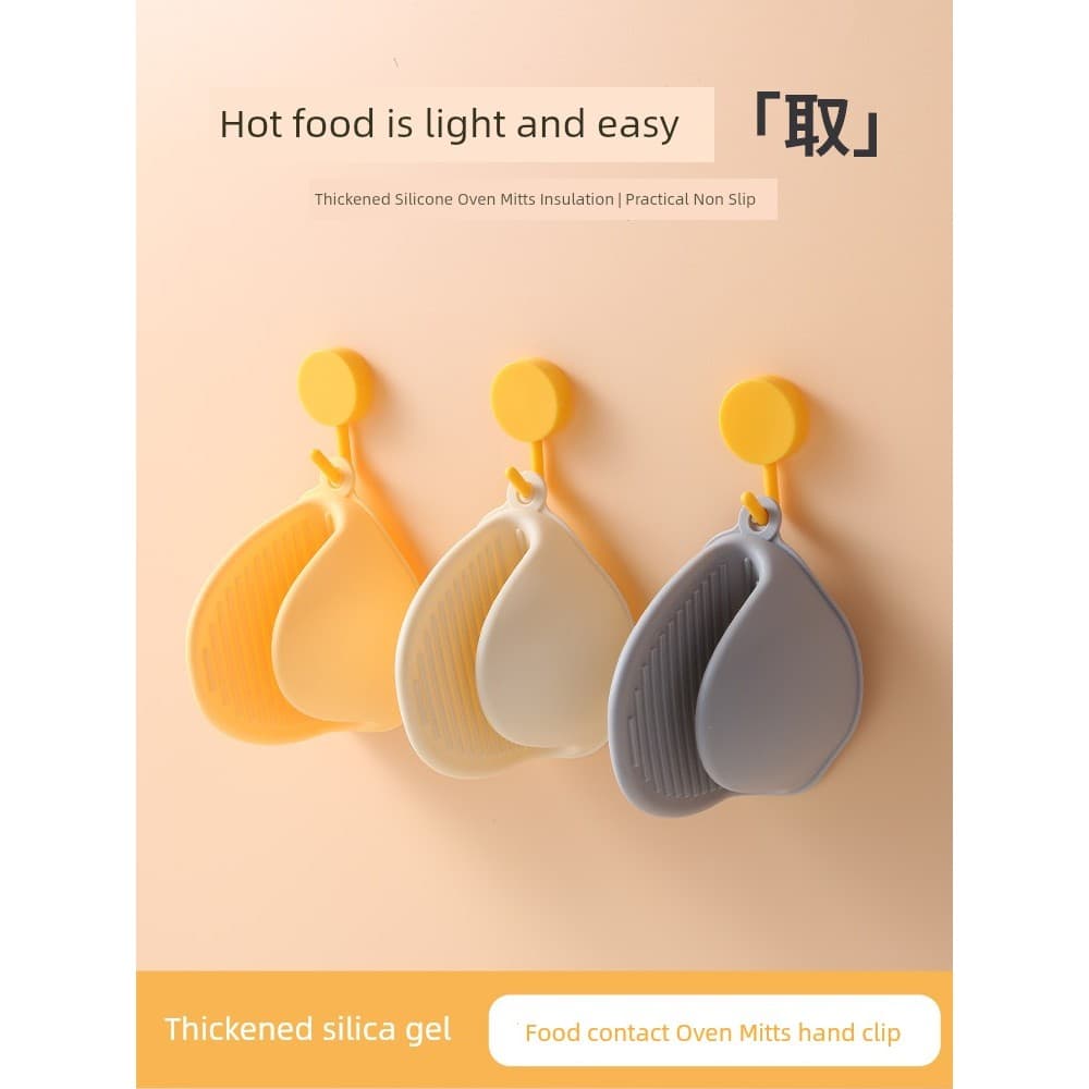 Luvas de forno Luva resistente ao calor Luva de silicone resistente calor Luvas de isolamento térmico de micro-ondas, re