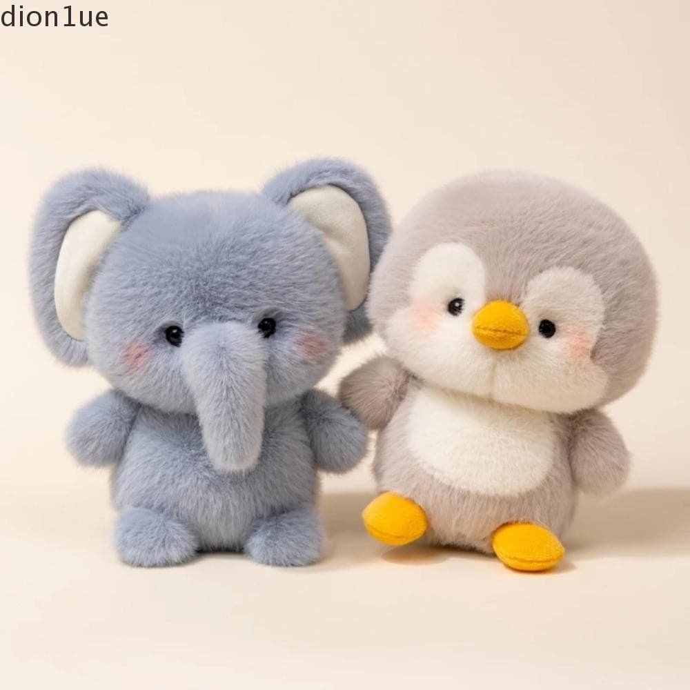DION1UE Boneca De Pelúcia De Elefante , Coelho Branco , Brinquedo Fofo De Ursinho , Esquilo Animal Macio Para Animais De
