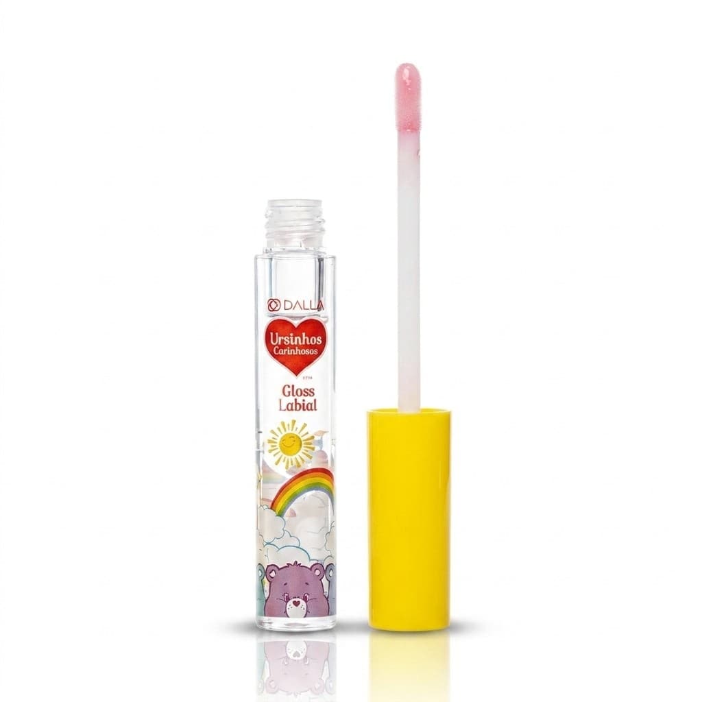 Gloss Labial Coracao Gelado Ursinhos Carinhosos Dalla 04ml Colecao Nostalgica Makes Brilho Espelhado